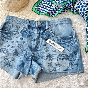 •SOLD• NWT William Rast Perfect Shorts Denim Jean Shorts 28